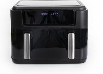 Airfryer XXL - Heteluchtfriteuse - 10L - 2400W - Zwart - Gas, Verzenden, Nieuw