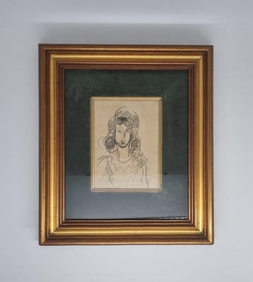Lorenzo Viani (1882-1936) - Ritratto di fanciulla, Antiek en Kunst