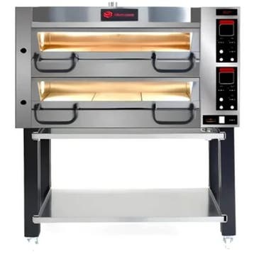 Pizzaoven | Elektrisch | 6+6x Ø30cm | 400°C | 14.6kW, Verzenden, Nieuw in verpakking