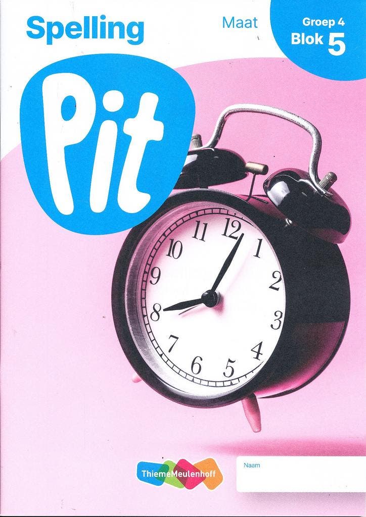 Pit Werkboek Spelling Maat blok 5 groep 4 (per stuk), Livres, Livres scolaires, Envoi