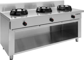 Wokbrander | Gas | 3 Brander | 3x 21kW | 1800x700x850(h)mm, Verzenden, Nieuw in verpakking
