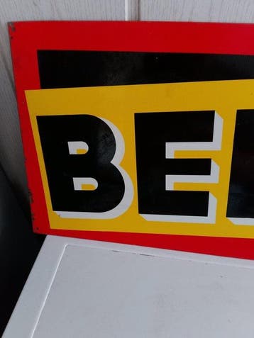 Berger - Reclamebord - Metaal