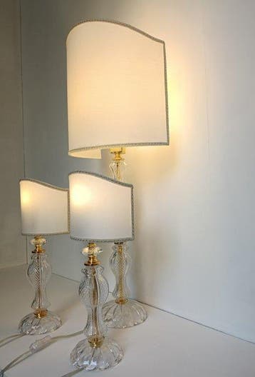 Artelight - Lampe de table (3) - cristal, verre et métal