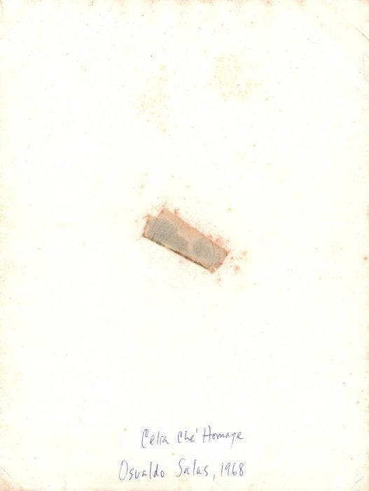 Osvaldo Salas (1914-1992) - Ernesto Che Guevara Homage Celia, Antiek en Kunst, Kunst | Designobjecten