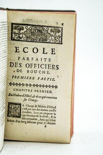 Tirel Guillaume - Ecole parfaite des officiers de bouche -, Antiek en Kunst