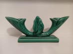 Beeldje - Candelabra with two mermaids; 31 cm - Keramiek, Antiek en Kunst