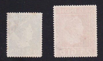 Nederlands-Indië 1941 - Wilhelmina 10 Gld en 25 Gld - NVPH