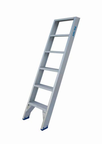 Solide enkele trap 6 treden – 1.50m, Ophalen of Verzenden, Nieuw, Trap, Minder dan 2 meter