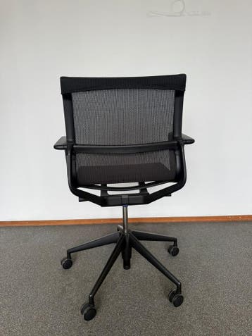 75x Refurbished Vitra Physix Zwart - Zo Goed Als Nieuw!, Verzenden, Bureaustoel