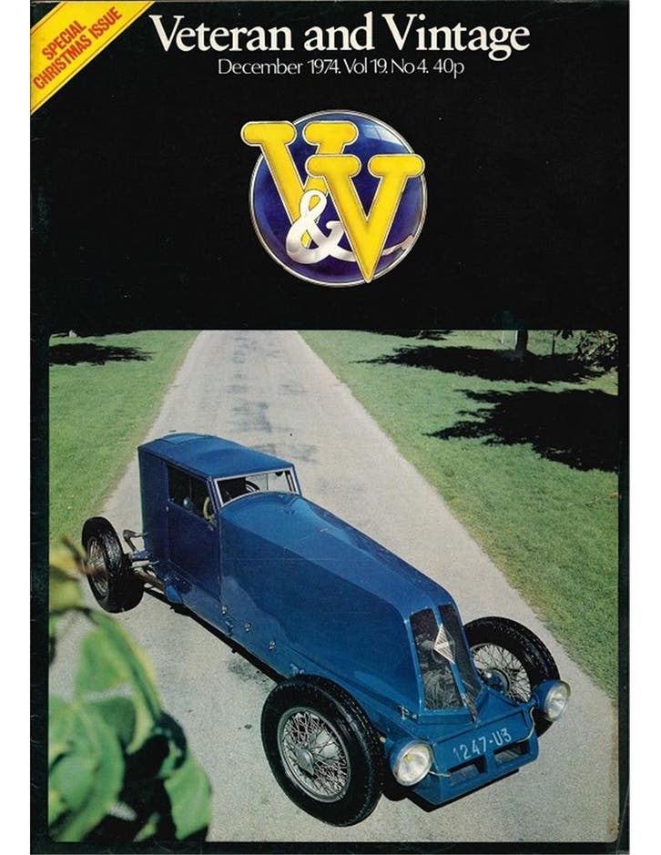 1974 VETERAN AND VINTAGE MAGAZINE 4 ENGELS, Boeken, Auto's | Folders en Tijdschriften, Ophalen of Verzenden