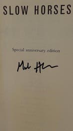 Mick Herron - Slow Horses - signed first first edition by