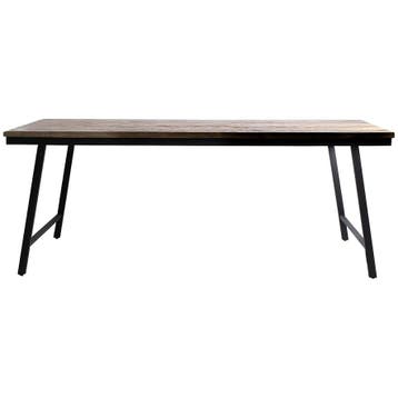 Bazar Bizar Herringbone Consoletafel - Naturel - Bijzettafel, Verzenden