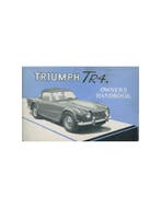 1963 TRIUMPH TR4 INSTRUCTIEBOEKJE ENGELS, Ophalen of Verzenden