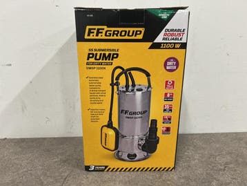 Veiling - FF Group dompelpomp 1100W DWSP 1100X, Tuin en Terras, Nieuw