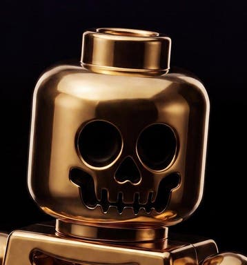 Kleury.art - [XL MATTE PAPER] The Golden Ossuary by, Nieuw