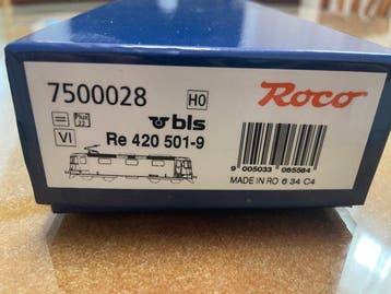 Roco H0 - 7500028 - Locomotive électrique (1) - Re420 - BLS