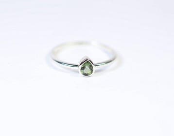 ring Moldaviet / facetgeslepen / nieuw - 1.22 g - (1)