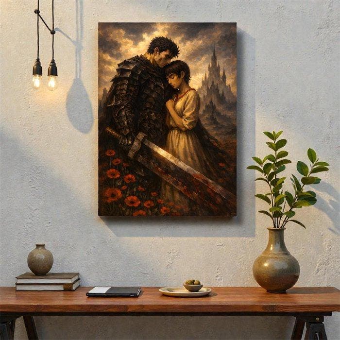 Makayhos - [Canvas] Berserk – Guts & Casca: Crimson Destiny, Consoles de jeu & Jeux vidéo, Consoles de jeu | Accessoires Autre