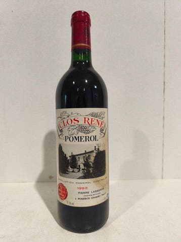 1993 Clos René, Pierre Lasserre - Pomerol - 6 Bouteilles, Nieuw