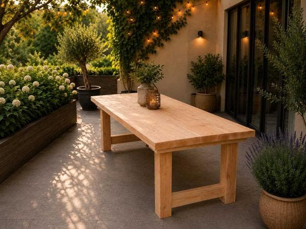 Veiling - Douglas tuintafel - 250x92x78 cm, Jardin & Terrasse, Tables de jardin