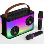Karaoke Systeem 2 Mics: 36% korting! Retour deal, Audio, Tv en Foto, Karaoke-apparatuur, Verzenden, Nieuw, Complete set
