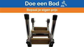 Bieden: Nautinox Stainless Steel Marine Boarding Ladder 3-s, Watersport en Boten, Ophalen of Verzenden, Nieuw