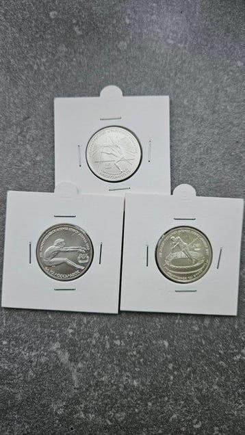 Griekenland. 100 Drachmi 1992/1981, 3 Munten (Zonder