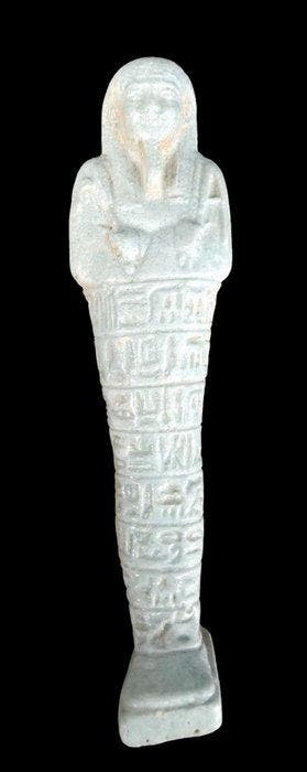 Replica van een Oud-Egyptisch Faience Shabti - 130 mm