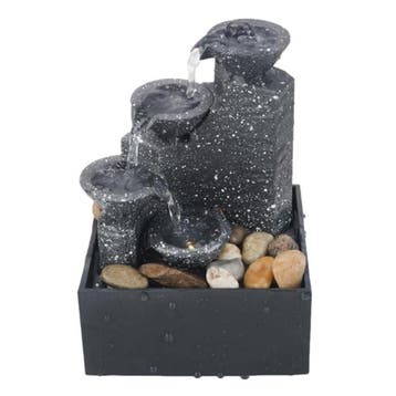 Mini Sier Waterval Feng Shui - Fontein Decor Ornament, Verzenden, Nieuw