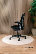 Zwarte Steelcase Amia Bureaustoel - Refurbished Met Garantie, Verzenden, Zwart, Zo goed als nieuw, Bureaustoel