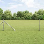 vidaXL Hekpaal. 26 pcs Grijs 3,2 x 3,2 x 165 cm, Verzenden