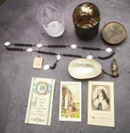 Drinkglas (7) - Glas - Partij devotievoorwerpen, Antiek en Kunst