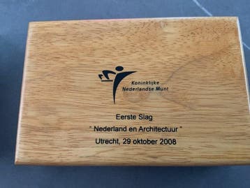 Nederland. 5 Euro 2008 Nederland en Architectuur - Eerste