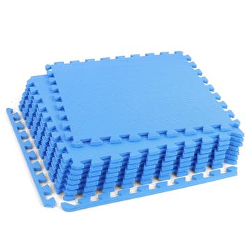 Sportvloer 8 stuks | 50x50cm Blauw | Nieuw | Scherpe Prijs, Sport en Fitness, Fitnessmaterialen, Ophalen of Verzenden, Nieuw, Fitnessmat