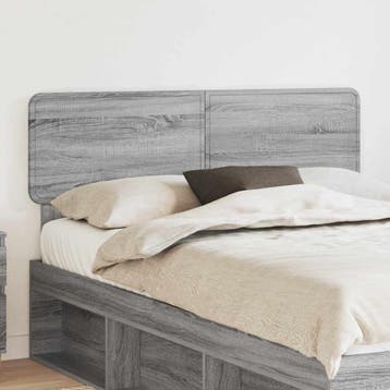 vidaXL Hoofdbord Grijs Sonoma Bewerkt hout, Verzenden, Nieuw