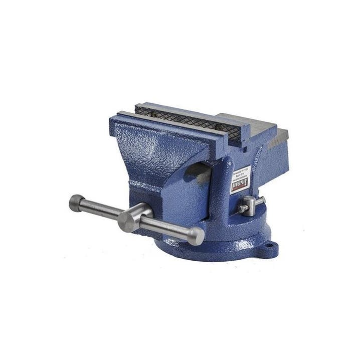 Bankschroef 125 mm. draaibare uitvoering met aambeeld, Bricolage & Construction, Établis, Enlèvement ou Envoi