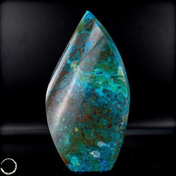 Azuriet-Malachiet-Chrysocolla vrijvorm – Een meesterwerk van