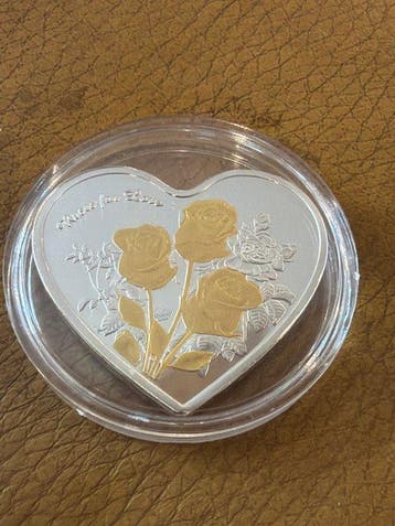 Monde. ND, Roses for Love - Silver Plated 18g (Sans prix de