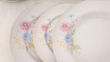 Richard Ginori - Tafelservies (40) - Rigo in oro - Porselein, Antiek en Kunst