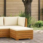 vidaXL Tuin Voetenbank Massief Acacia Hout Bruin, Verzenden, Nieuw