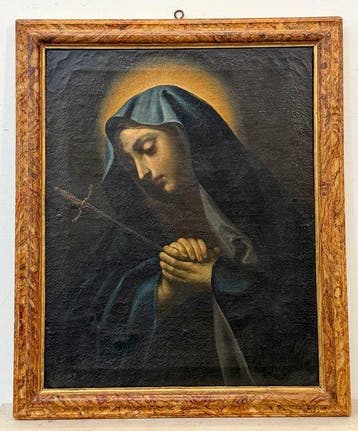 Carlo Dolci (1616-1687), Kring van - Madonna Addolorata