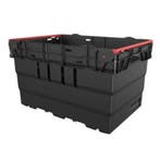 Nestbare Stapelbak 600x400x360 mm euronorm zwart, Ophalen of Verzenden, Nieuw