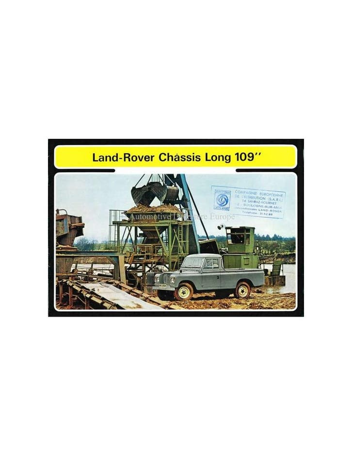 1971 LAND ROVER SERIES III BROCHURE FRANS, Boeken, Auto's | Folders en Tijdschriften