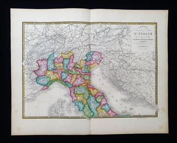 Italie - Nord de lItalie; A. Brue / E. Levasseur /, Livres