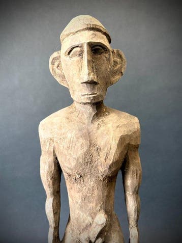 oude Rice god - 58,5 cm - Bulul - Ifugao - Filipijnen