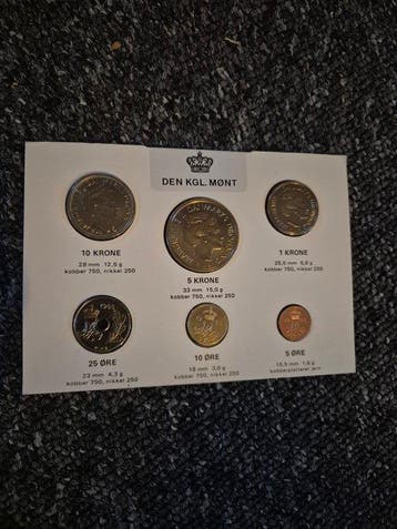 Danemark. Year Mint Set 1989 (Sans prix de réserve), Gestempeld