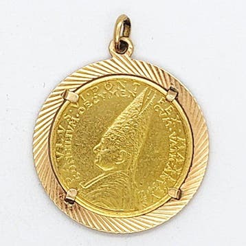 Pendentif en forme de croix - 22 carats Or jaune
