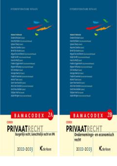 BAMACODEX 2 – Privaatrecht 2022-2023 (BAMA 2A en 2B), Boeken, Verzenden, Gelezen, Koen Byttebier