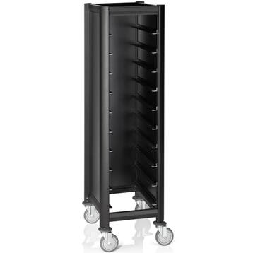 Regaalwagen | MENSA BLACK | Aluminium/Hout | 10 Etages (1/1, Verzenden, Nieuw in verpakking