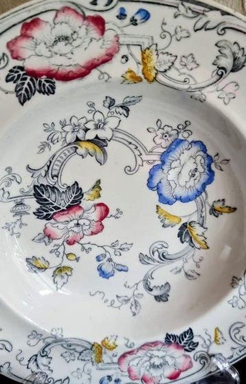 Francis Morley - Tafelservies (12) - California - Aardewerk, Antiek en Kunst